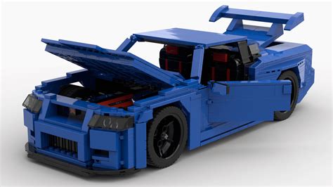 Nissan Skyline GTR R34 : r/lego