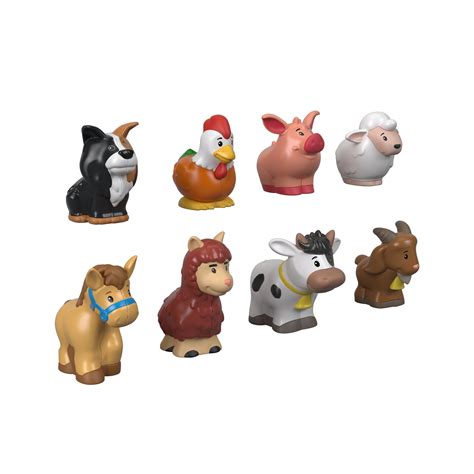 Fisher-Price Little People Farm Animal Friends Toy Set: Caring Cow ...