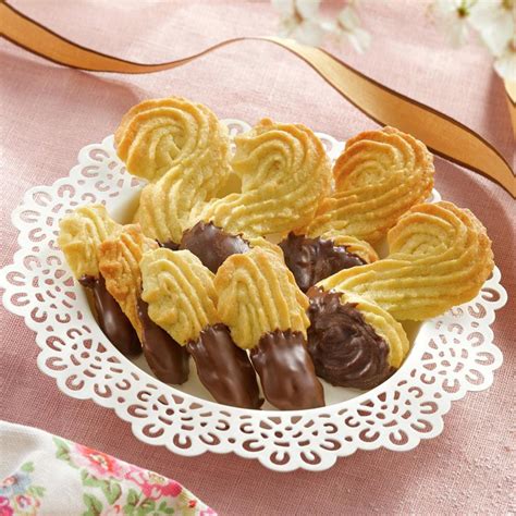 Pastas de té caseras con chocolate
