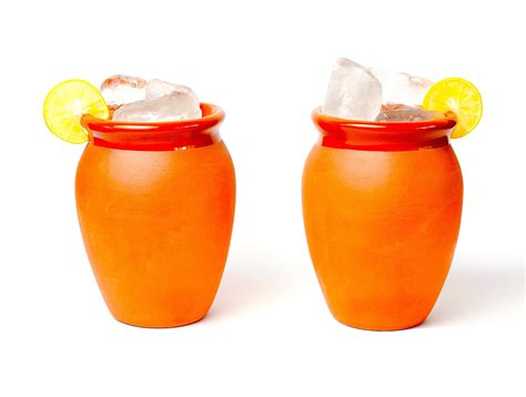 Buy Cantaritos de Barro Jarritos Mexicanos - Set of 2 Authentic Mexican ...