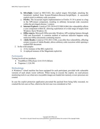 MRG Effitas certification for TRAPMINE | PDF