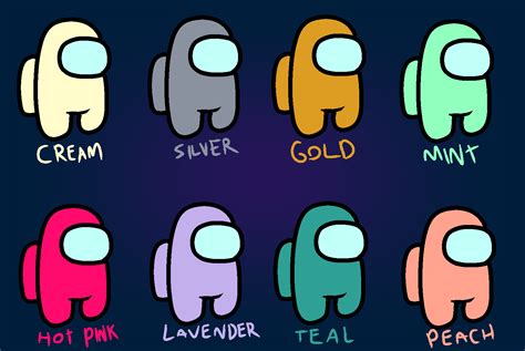 Among Us Colors Codes at Sherman Cleveland blog