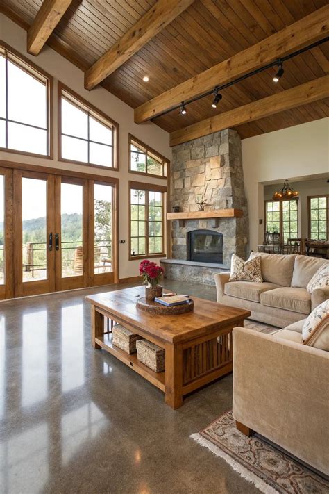 17+ Charming Farmhouse Flooring Ideas