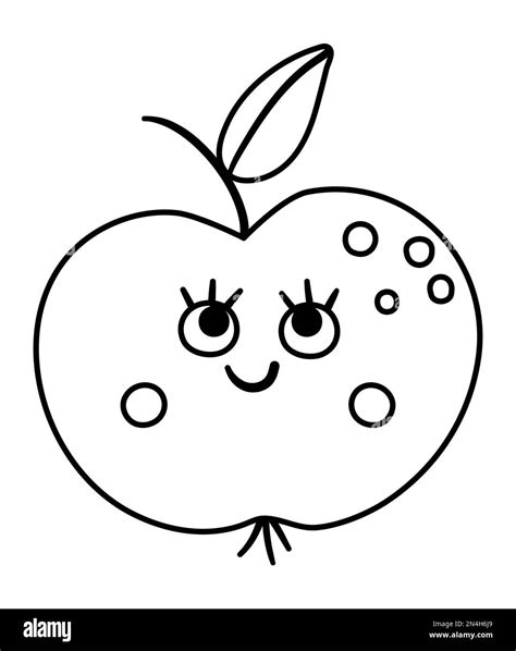Black And White Apple Clip Art