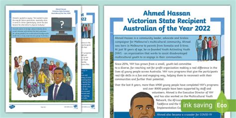 Ahmed Hassan Fact File (teacher made) - Twinkl