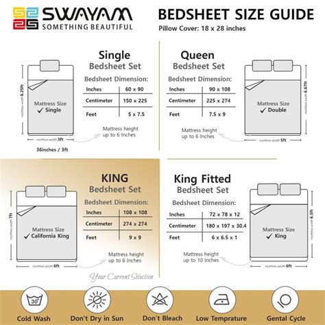 Buy SWAYAM Ananda Cotton Floral Print 210TC 3Pcs Super King Bedsheet ...