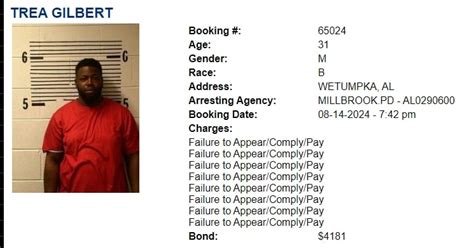 This Week's Inmate Roster For Elmore And Autauga County - Elmore ...