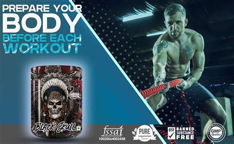 Muscle Weapon Black Skull Preworkout 200g,30, Servings (Fruit Punch ...