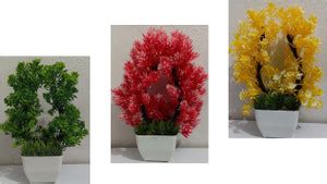 Sajja Sadan Bonsai Wild Artificial Plant with Pot Price in India - Buy ...
