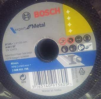 Bosch Cutting Wheel, 4-inch (105 x 1.2 x 16 mm, 50) : Amazon.in ...