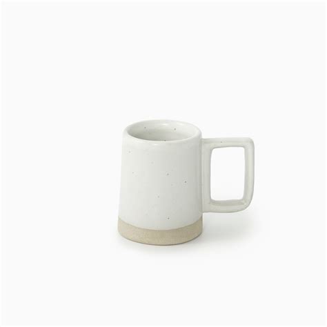 White Minimalist Ceramic Mug 150ml | Elegant Everyday Tea and Coffee ...