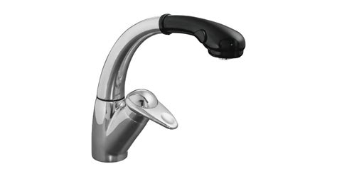 Kohler K-6350-BP-CP Single Handle Pullout Kitchen Faucet from the ...