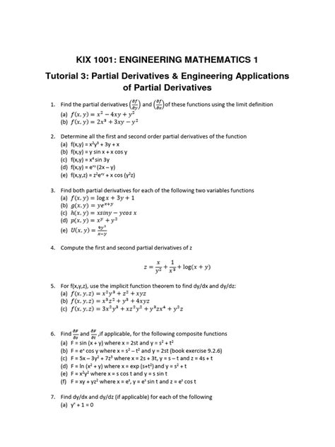 Image result for Partial Derivatives Tutorial