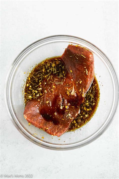 Favorite Flat Iron Steak Marinade - Mae's Menu