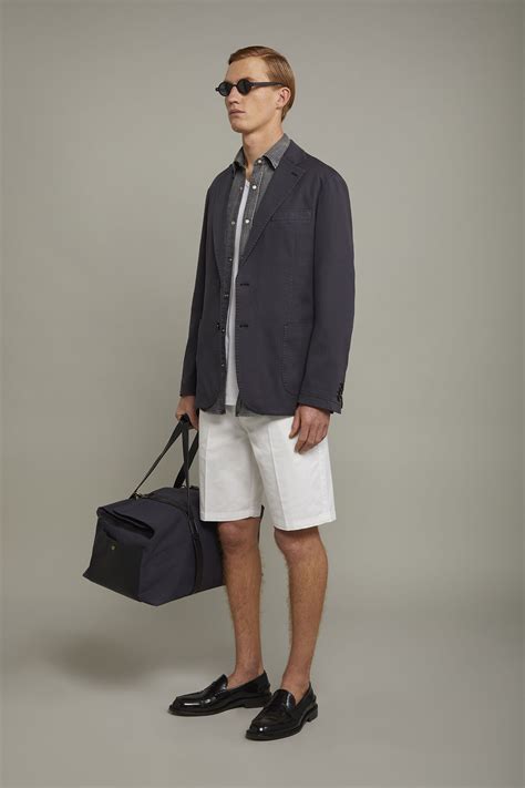 Men's Bermuda shorts classic twill construction regular fit ...