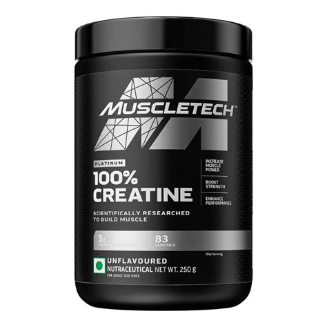 Muscletech Platinum 100% Creatine Powder – 250 g – Surge nutrition