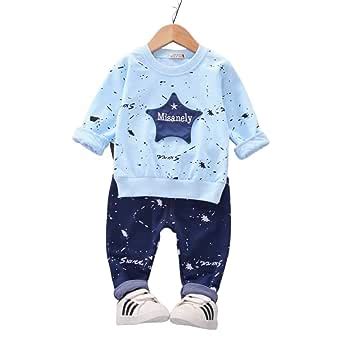 Buy Googo Gaaga Boy's Full Sleeves Sweatshirt with Pant Set in Blue at ...