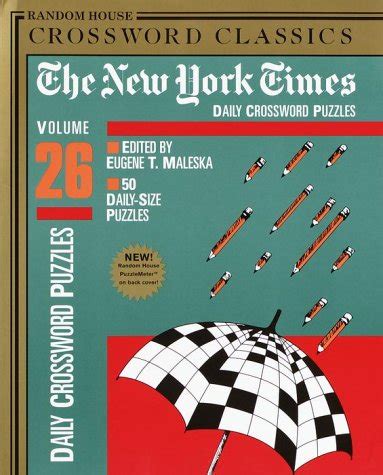 Buy New York Times Daily Crossword Puzzles, Volume 26 (NY Times) Book ...