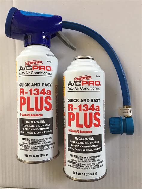AC Pro Certified R-134A Refrigerant With Stop Leak And Oil, 48% OFF