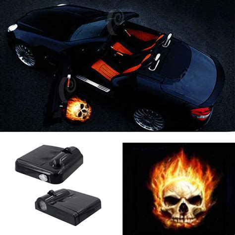 Wireless Car Welcome Logo Shadow Projector Ghost Lights Kit for All Cars