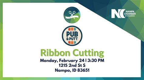 Ribbon Cutting - Pub and Putt - Nampa Chamber of Commerce