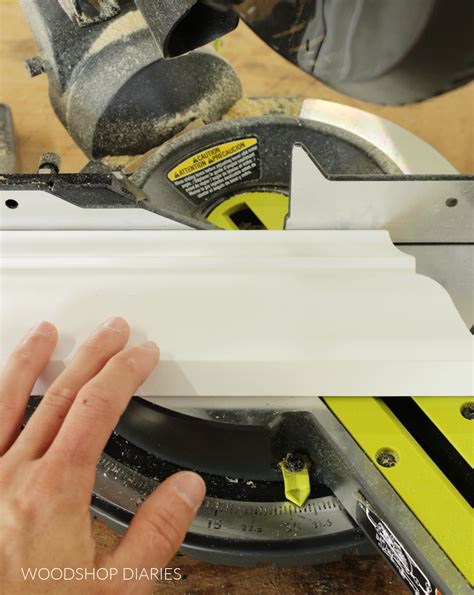 How to Cut Crown Molding Laying Flat