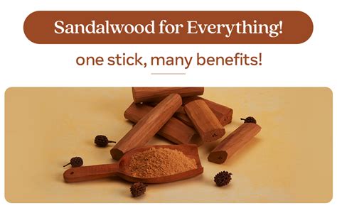 Natural Sandalwood Stick / Natural Chandan stick for skin, face and Po ...