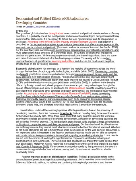 Globalization Developing Countries 的图像结果