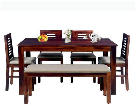 6 Seater Dining Table Set: Buy Wooden 6 Seater Dining Table Sets Online ...