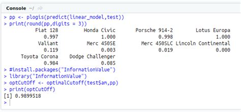 R Machine Learning Logistic regression implementation | S-Logix