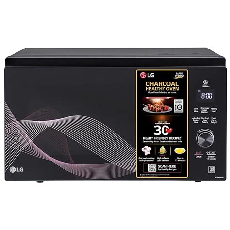 LG 32 L Charcoal Convection Healthy Heart Microwave Oven (MJEN326UH ...