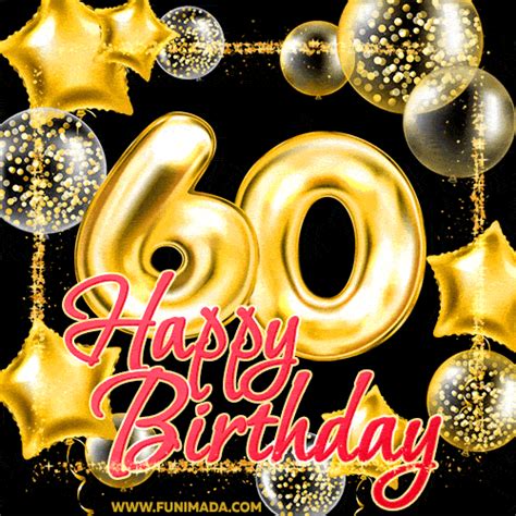Happy 60th Birthday Animated GIFs - Download on Funimada.com
