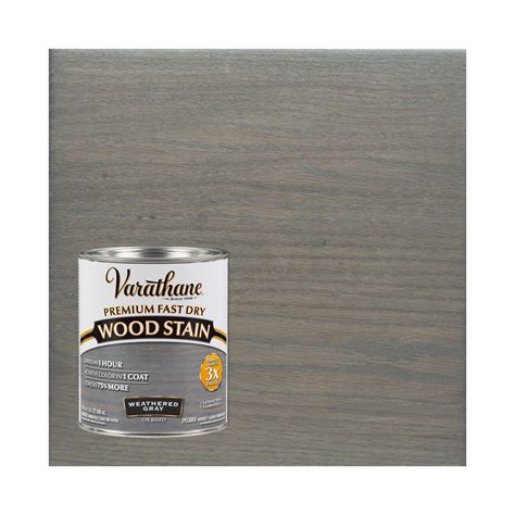 Western Oak, Varathane Premium Fast Dry Wood Stain-370719, Quart ...
