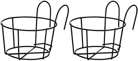 TrustBasket Round Pot Railing Hanger(Set of 4) | Heavy Duty Durable ...