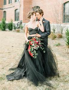 White Wedding Dress Black Shoes by 23 And Stylish Black Wedding Dresses Chicwedd White Wedding Dress Black Shoes