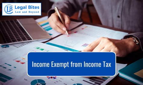 Income Exempt from Income Tax | Income Tax Act