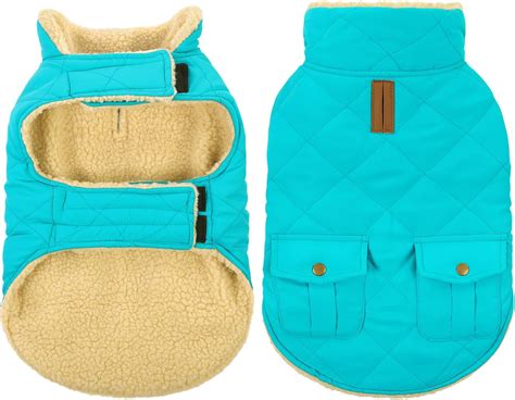 Amazon.com : Queenmore Warm Dog Coat, Cold Weather Puffer Dog Coat Vest ...