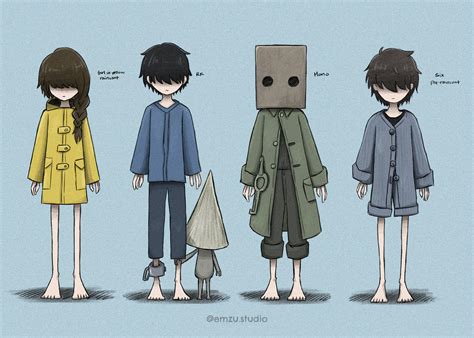 Little Nightmares Character Study by Emigonpai on DeviantArt