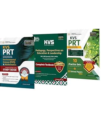 Examcart Combo of KVS PRT Textbooks - Environmental Science EVS and ...
