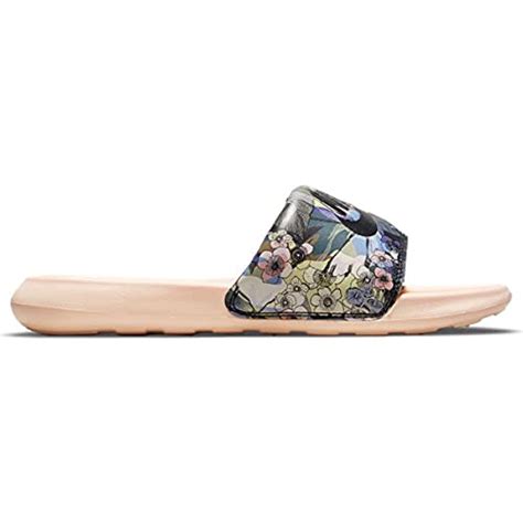 Buy Nike Women's W Victori One Slide Print Black-Crimson Tint Slider ...