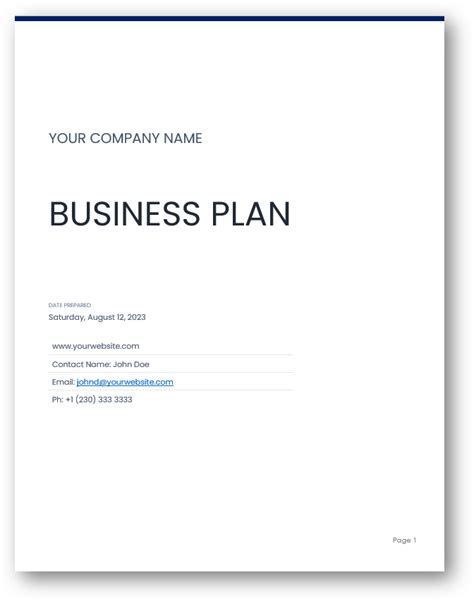 Business Plan Template Word 的图像结果