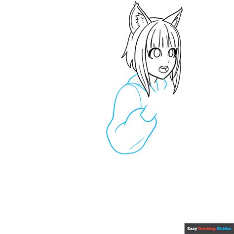 How to Draw an Anime Wolf Girl - Easy Step by Step Tutorial