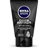 Buy NIVEA MEN Deep Impact Face Wash 100g | With Black Carbon | Intense ...