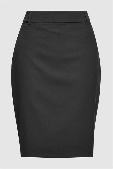 Womens Next Black Tailored Above Knee Pencil Skirt - Black | Pencil ...