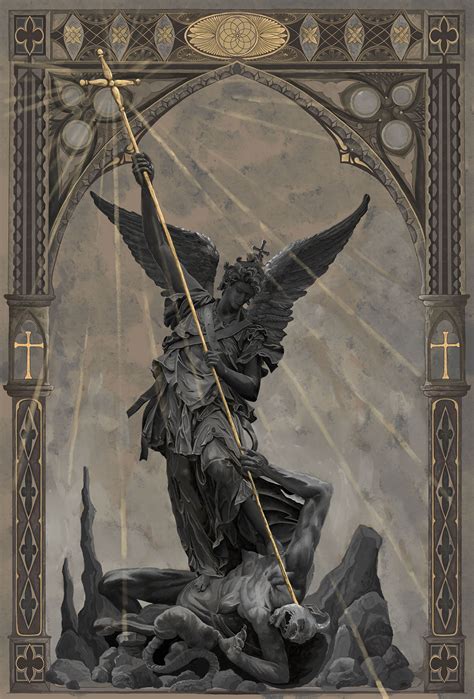 Archangel Michael, Benjamin in 2024 | Archangels, Heaven art, Biblical ...