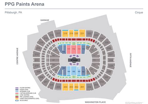 Ppg Arena Seating Chart