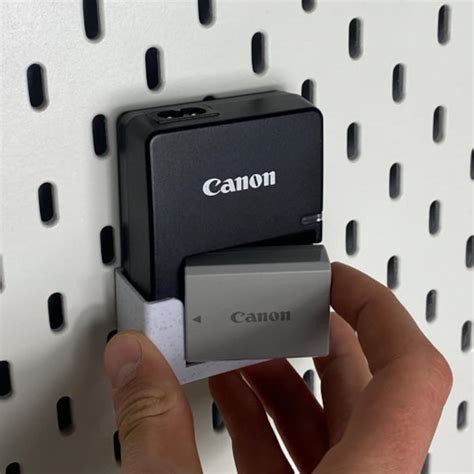 Buy Canon Camera Battery Charger Holder for Ikea Skadis Pegboard/ Ikea ...