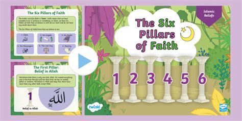The Six Pillars of Faith Presentation (teacher made)