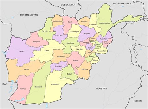 Map Of Afghanistan Wikipedia