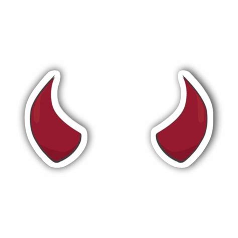 Devil Horn Sticker – Edgy & Bold | Print-On-Click